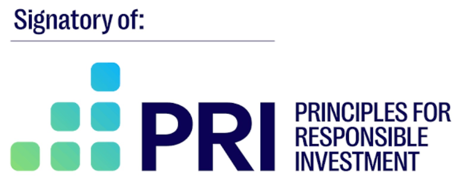 Signatory of PRI — Principles for Responsible Investment
